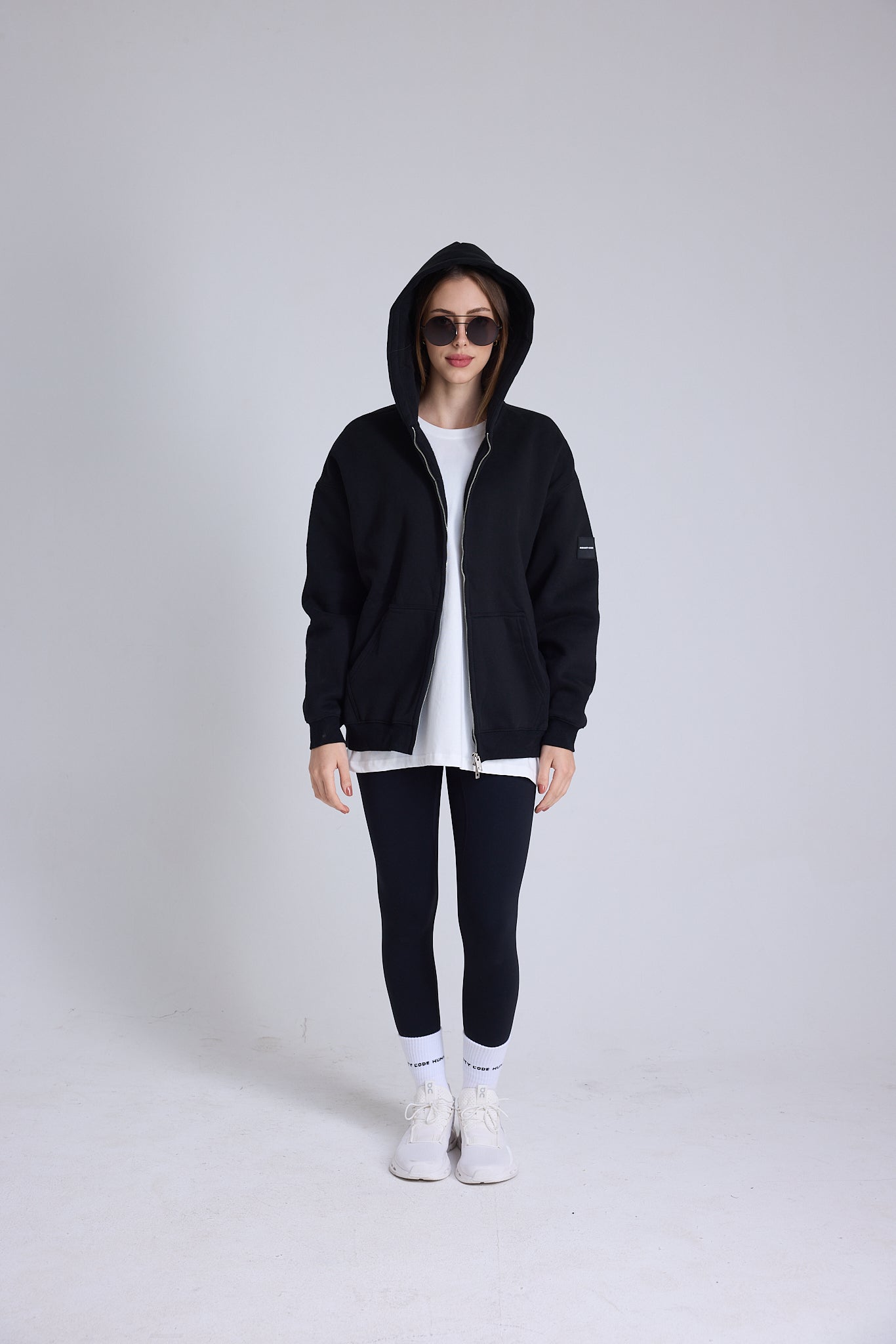 Essence Oversized Fleece Zip Hoodie