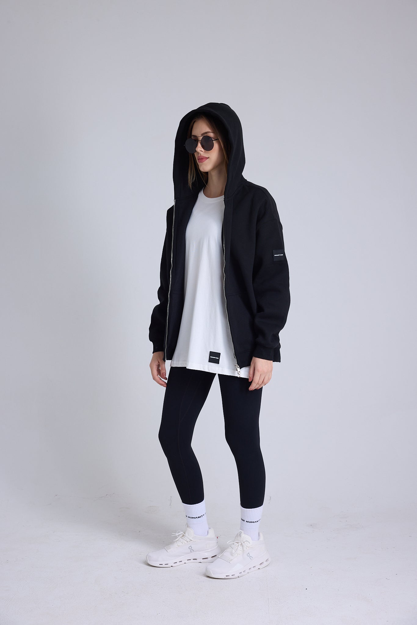 Essence Oversized Fleece Zip Hoodie