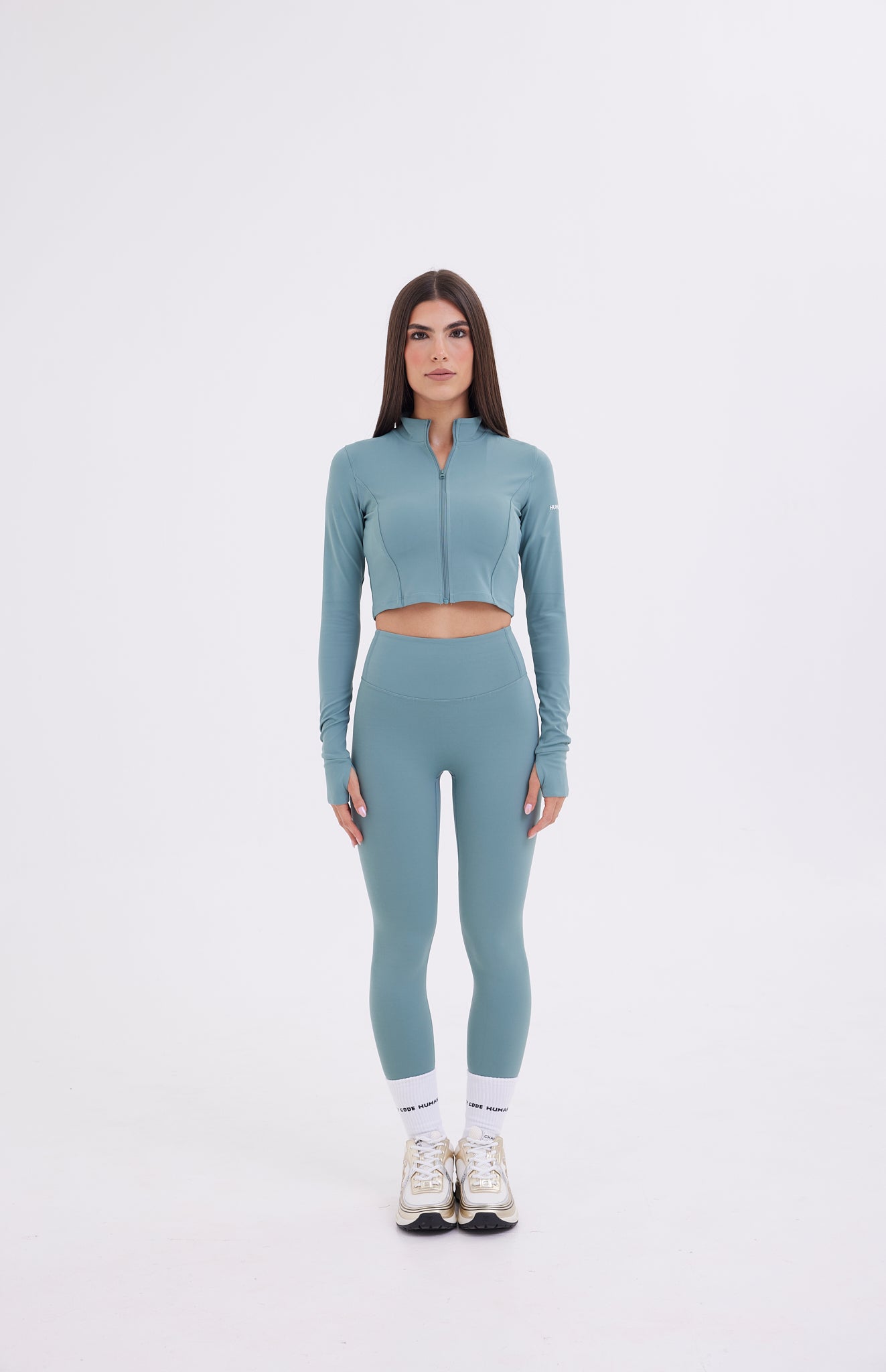 SILK AIRLIFT HIGH-WAIST Sculpt Legging IN TIFFANY GREEN