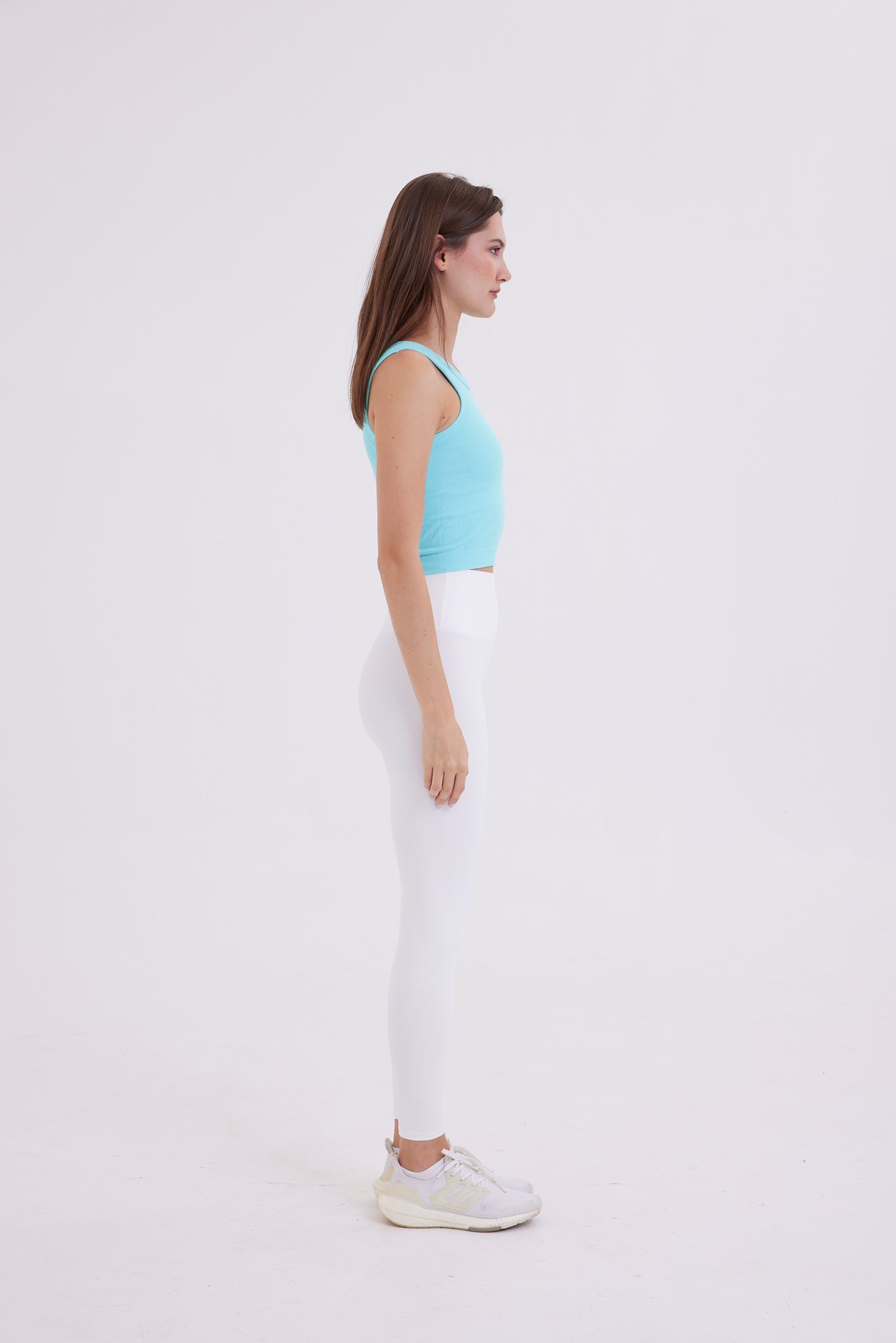 Soft Skin 2-IN-1 BRA TANK in sky blue limited edition