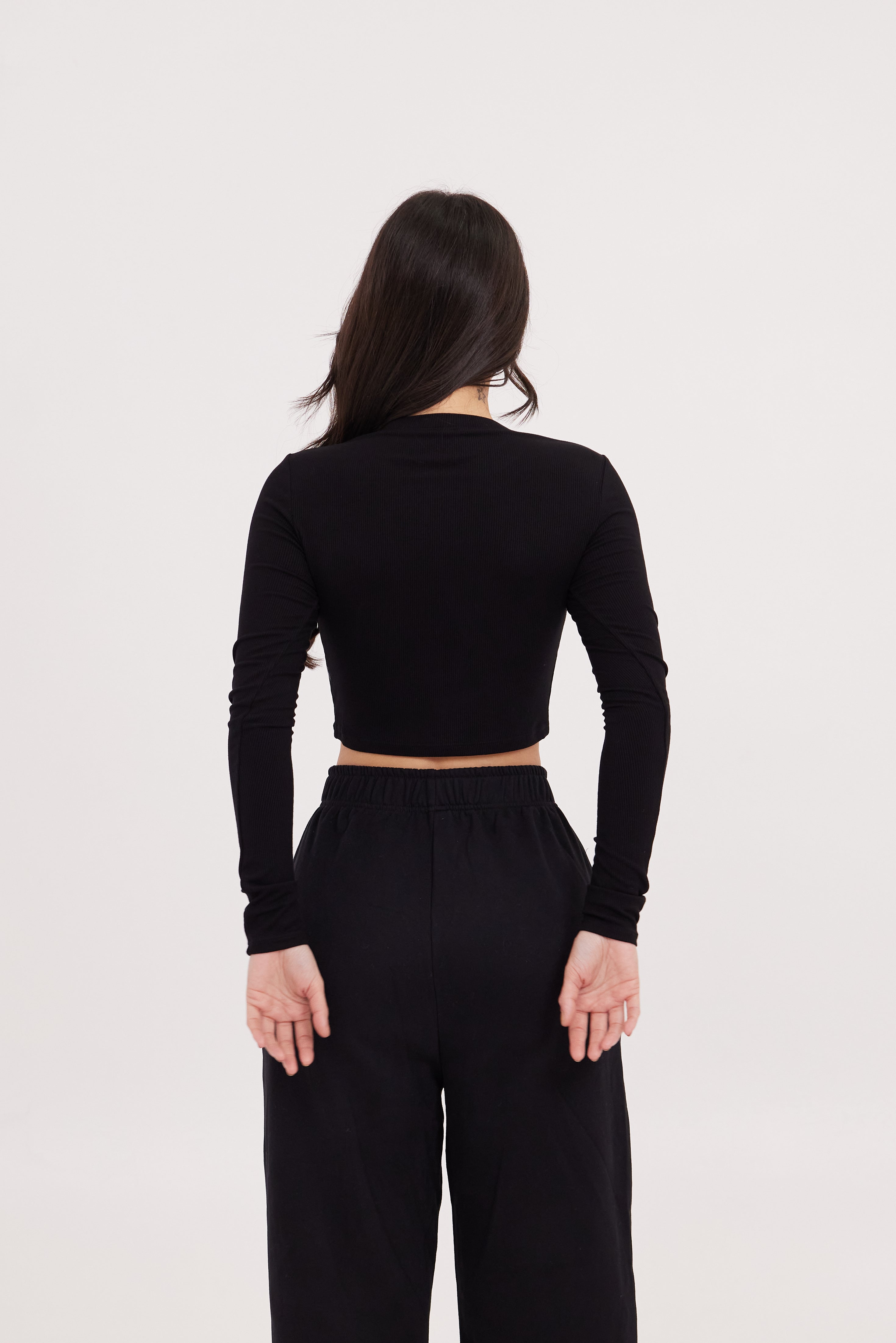 Sculpt Fit Long Sleeve Top Black