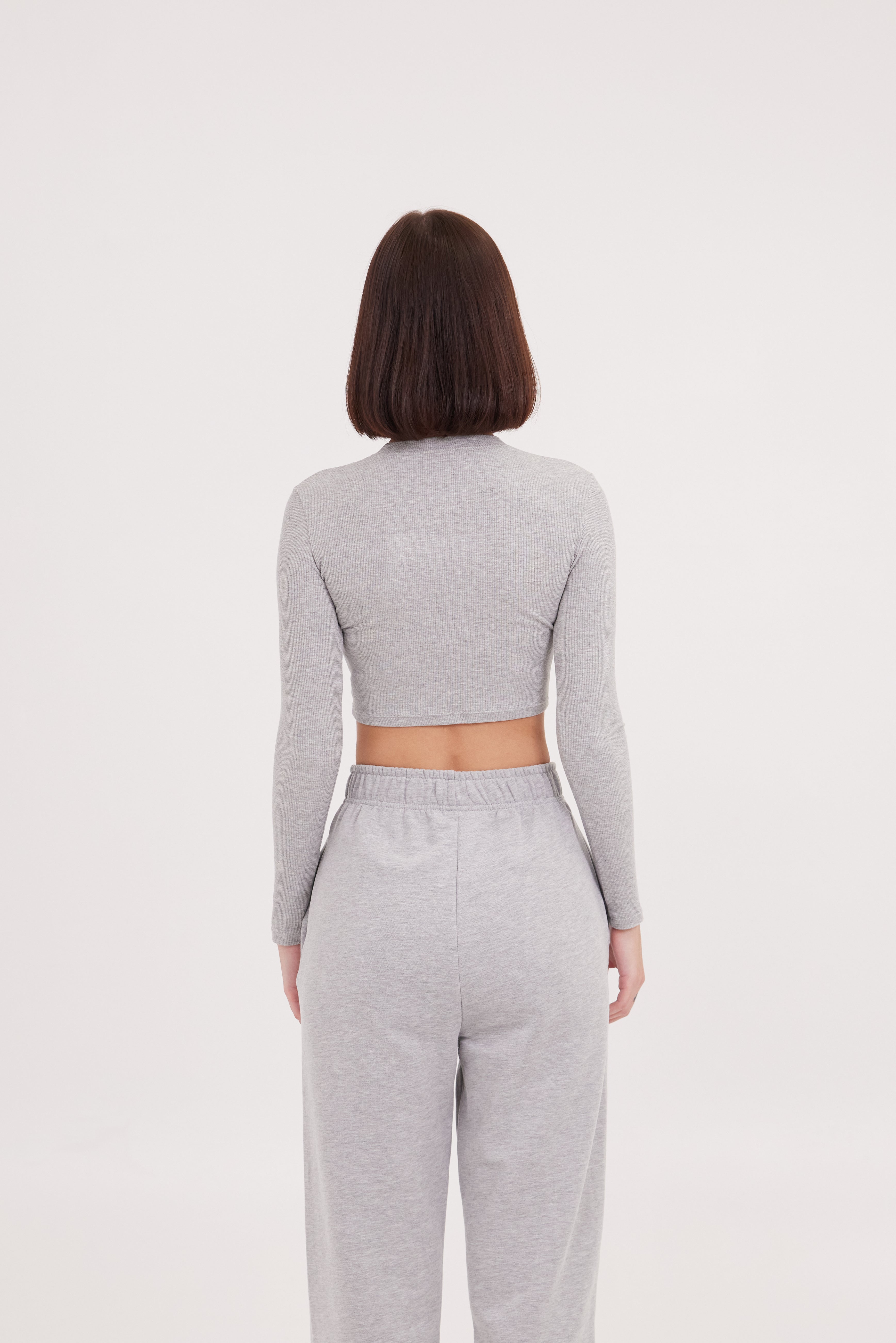 Sculpt Fit Long sleeve Top Grey