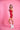Airbrushed High-Waist Sculpting Mini Shorts in bold red