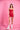 Airbrushed High-Waist Sculpting Mini Shorts in bold red