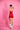 Airbrushed High-Waist Sculpting Mini Shorts in bold red