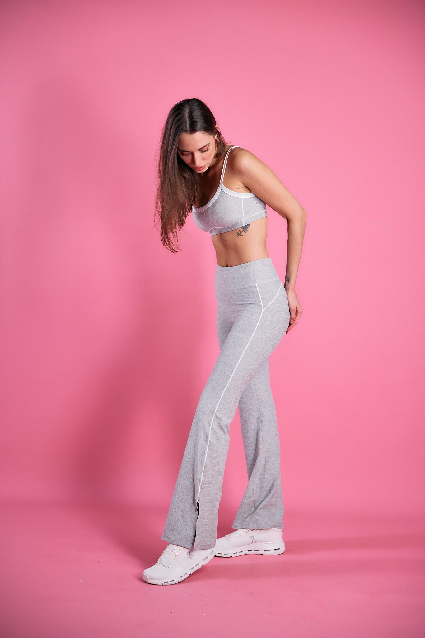 SilkEase Flare Pant in grey