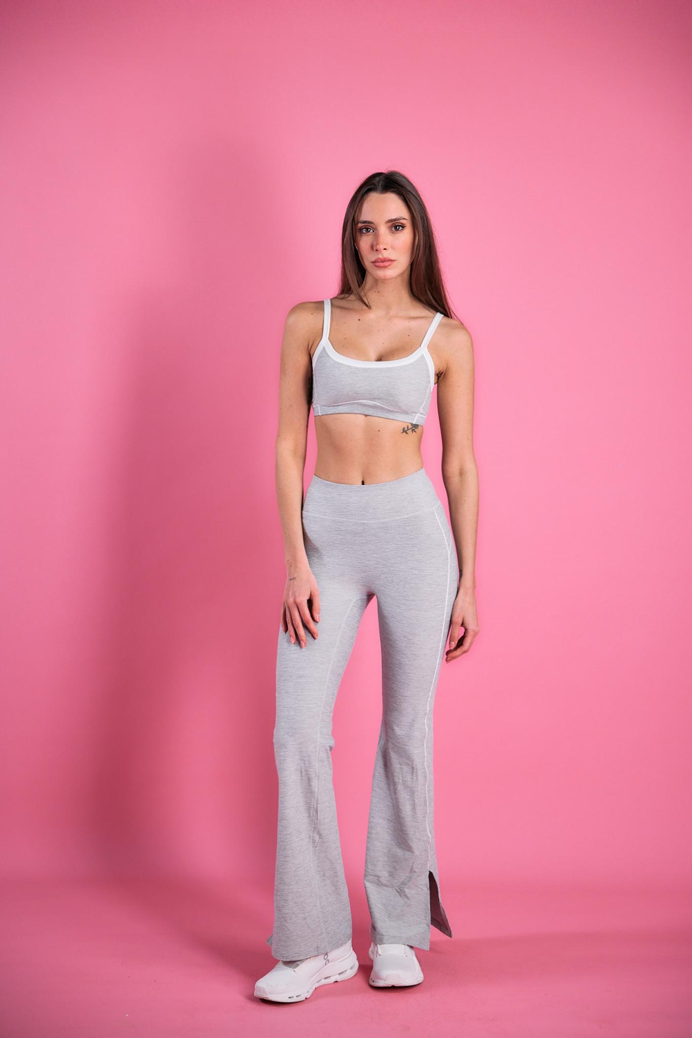 SilkEase Flare Pant in grey